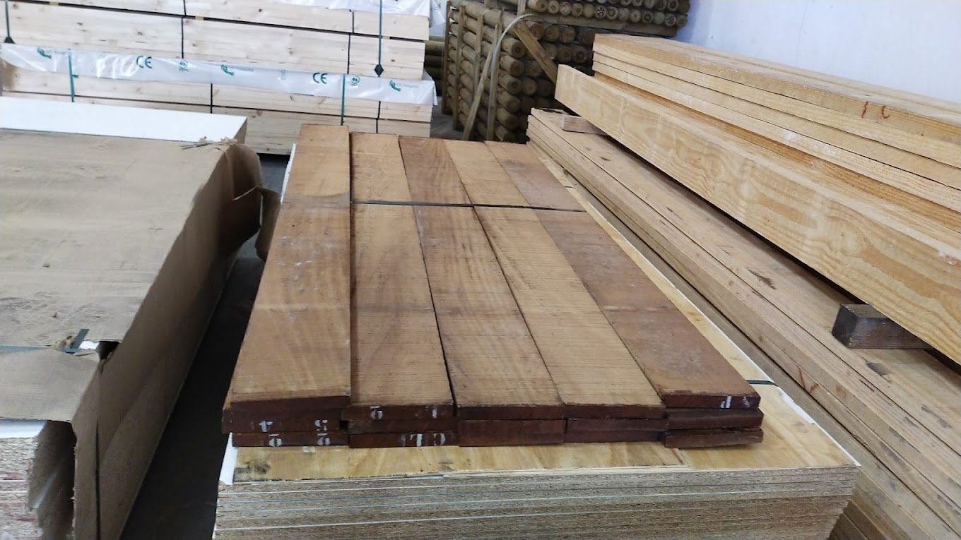 madera cortada a medida